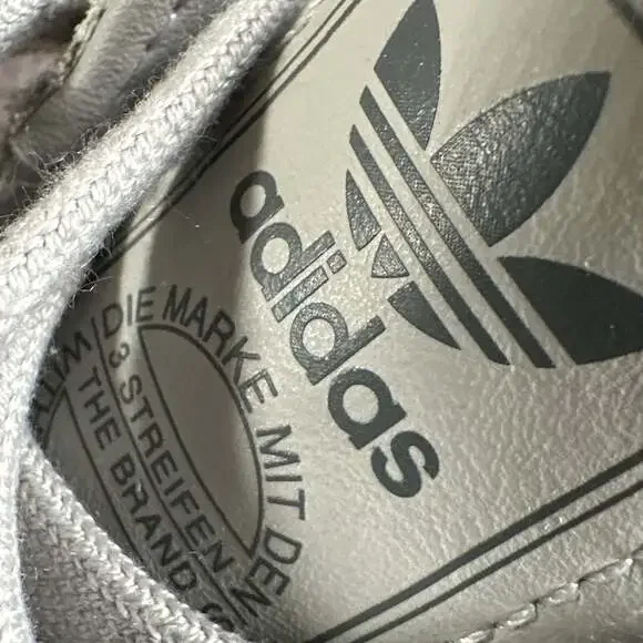 adidas Women's Sambae Platform Sneakers in Grey Two/Cloud White - Picture 9 of 9